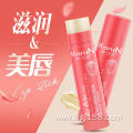 natural organic vegan honey strawberry pink lip balm